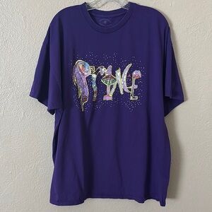 Rare Authentic Prince 1999 Cover Album T-shirt, 2XL, Purple